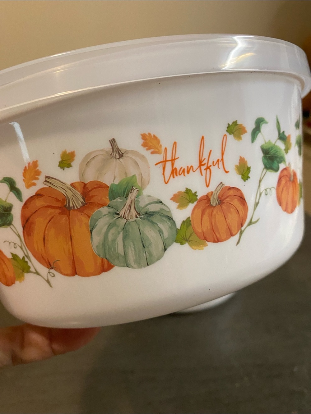 Thankful Plastic Container - Picture 2 of 5